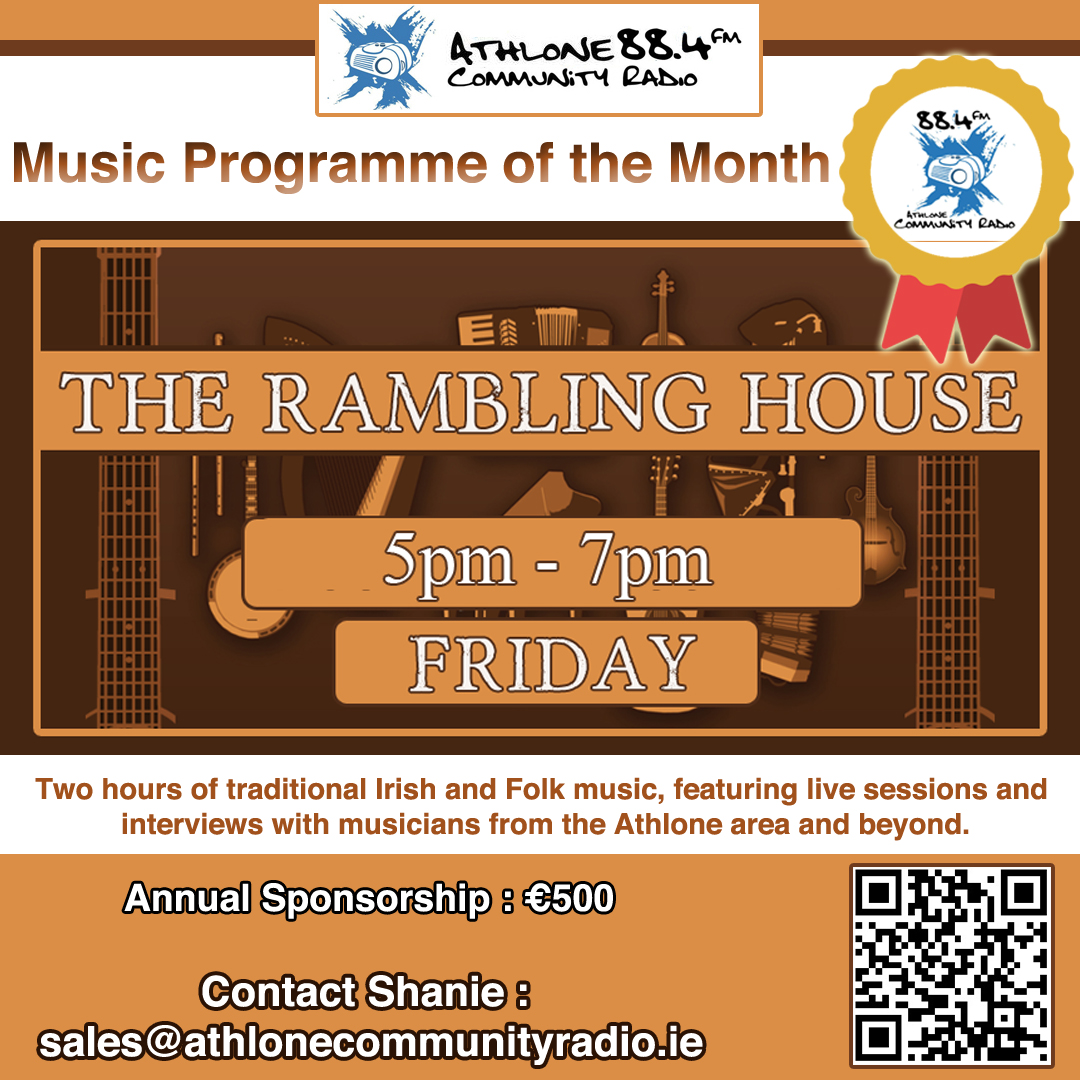 Rambling House January 2025 Music Programme of the month